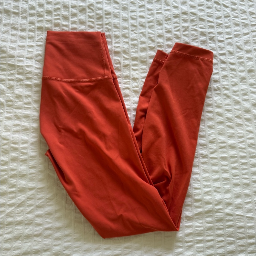 Lululemon Athletica Burnt Orange Leggings